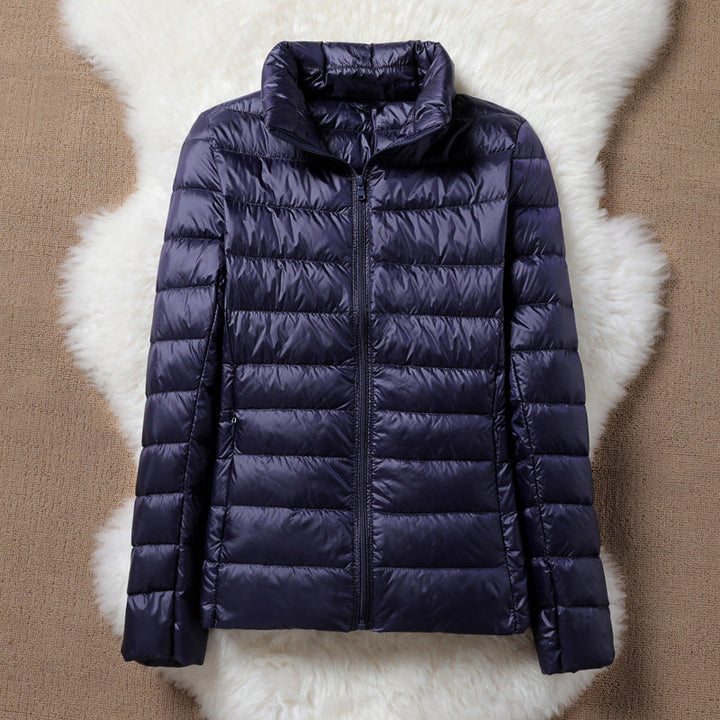 Anne | Leichte Damen-Bubblejacke in Marineblau