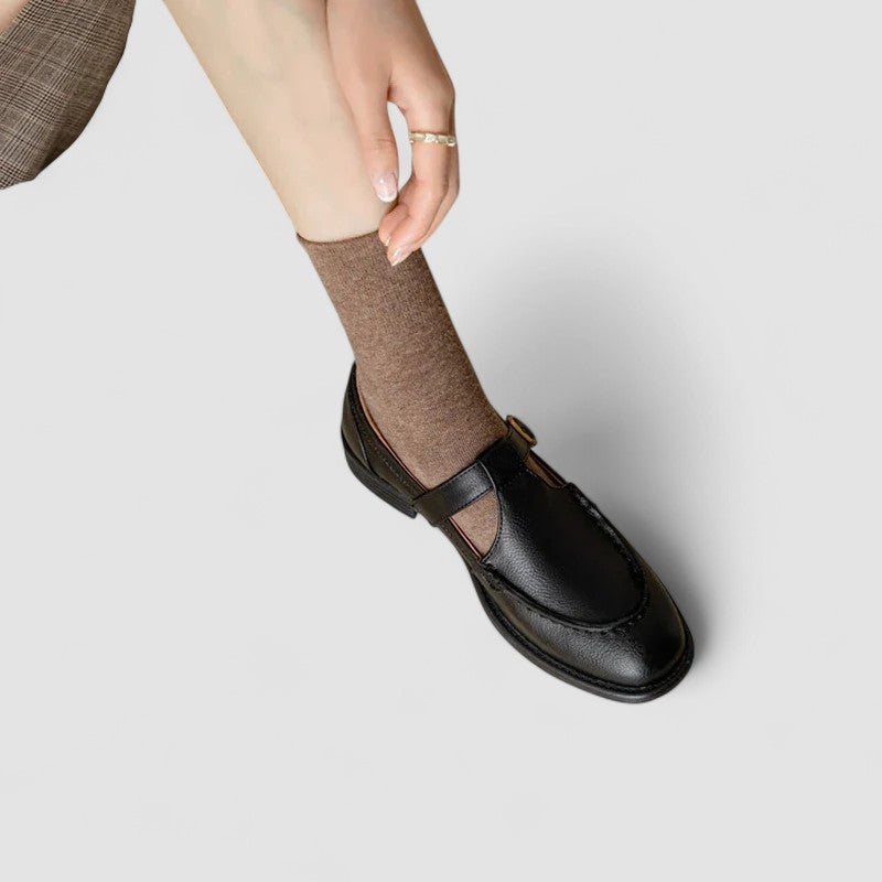Waltraut | Orthopedic Mary Jane Shoes with Square Toe