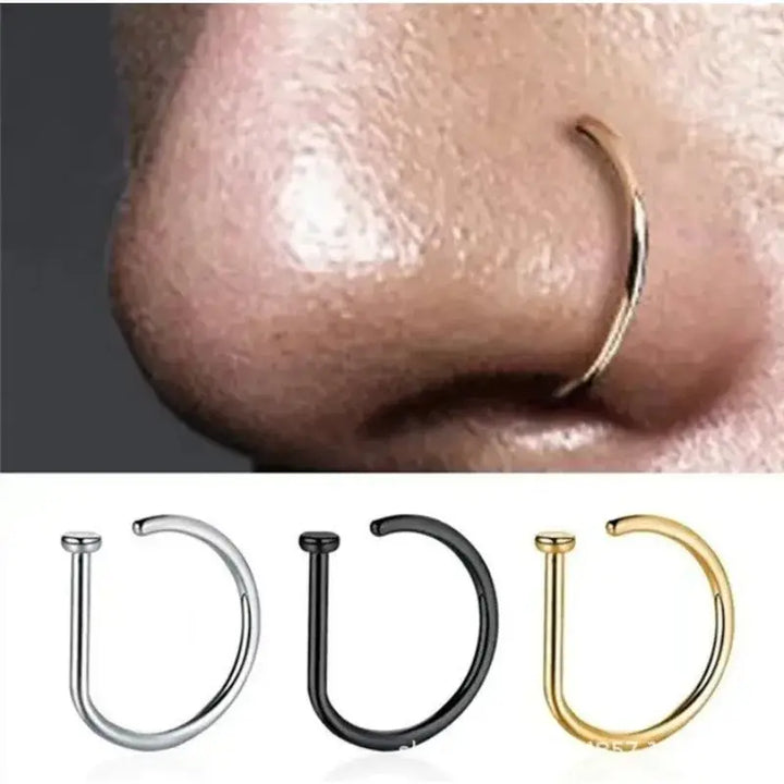 Piercingfreier Nasenschmuck