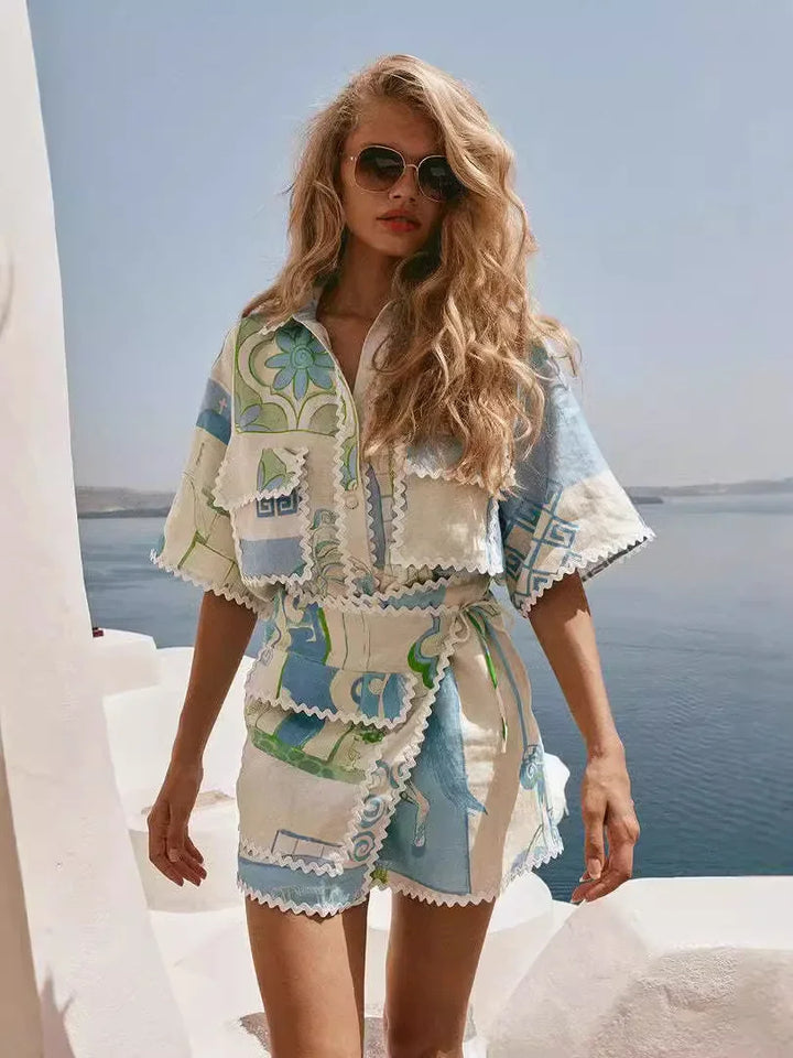 Paula | Chic Patchwork Set