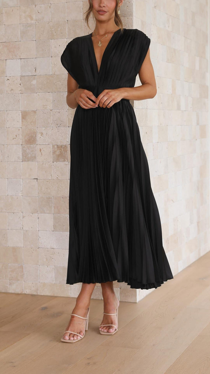 Sina | Elegantes Plissee-Kleid