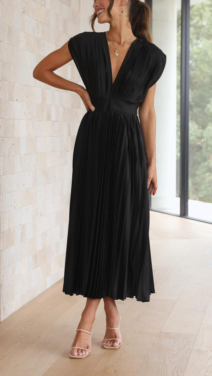 Sina | Elegantes Plissee-Kleid