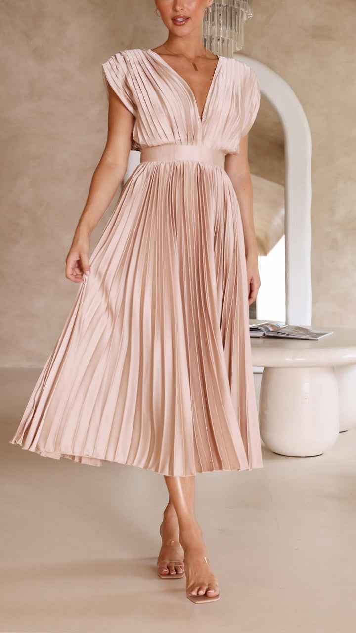 Sina | Elegantes Plissee-Kleid