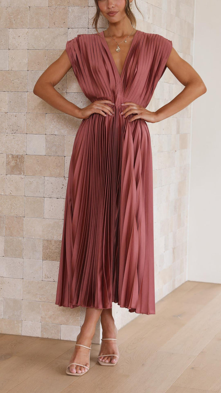 Sina | Elegantes Plissee-Kleid