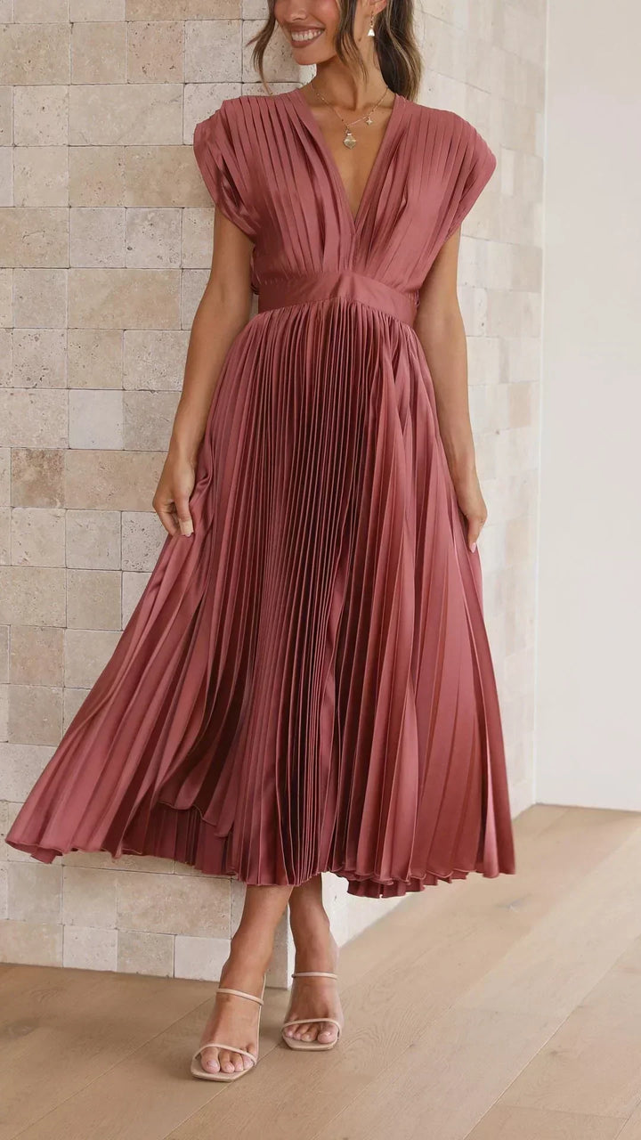 Sina | Elegantes Plissee-Kleid