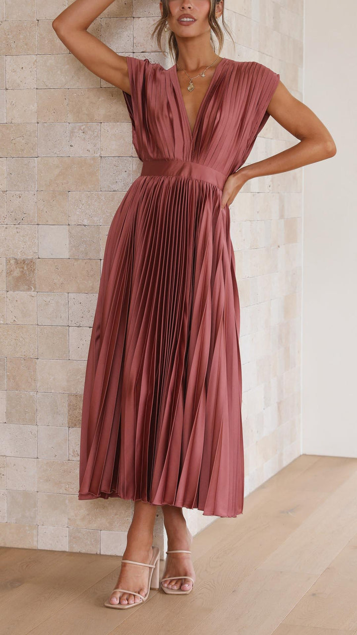 Sina | Elegantes Plissee-Kleid