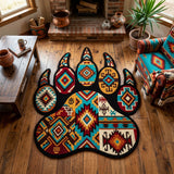 Formteppich – Tribal-Pfoten NCU0TD2623