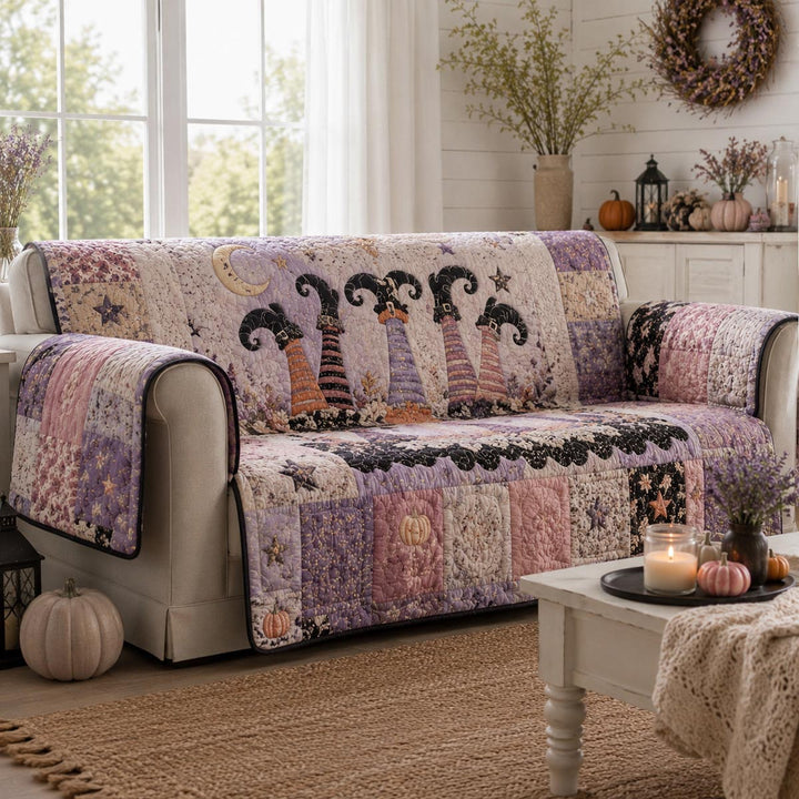 Hexenstiefel Garten Steppsofa-Bezug