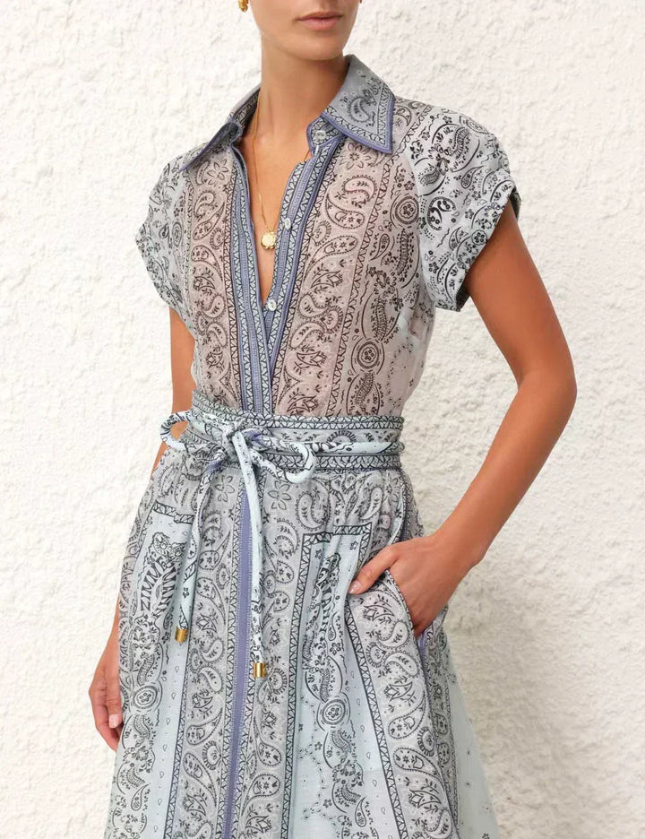 Magdalena | Bedrucktes Boho-Zweiteiler-Set