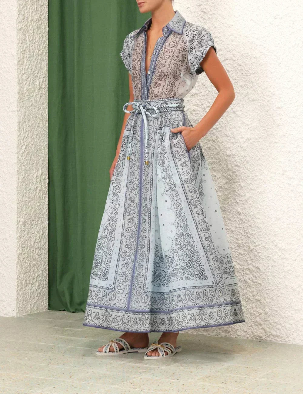 Magdalena | Bedrucktes Boho-Zweiteiler-Set