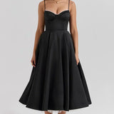Britta | Luxus-Midikleid