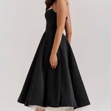 Britta | Luxus-Midikleid