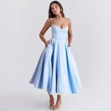 Britta | Luxus-Midikleid