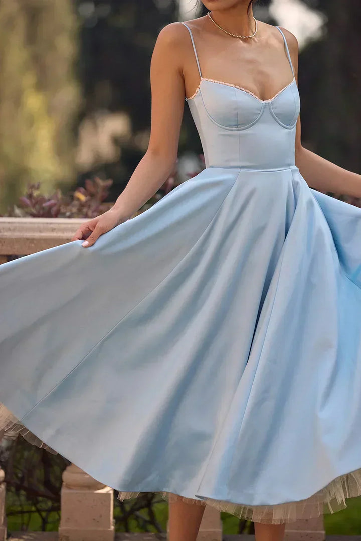 Britta | Luxus-Midikleid