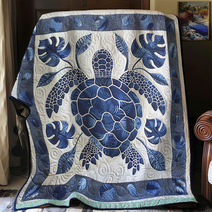 Steppdecke mit hawaiianischer Schildkröte