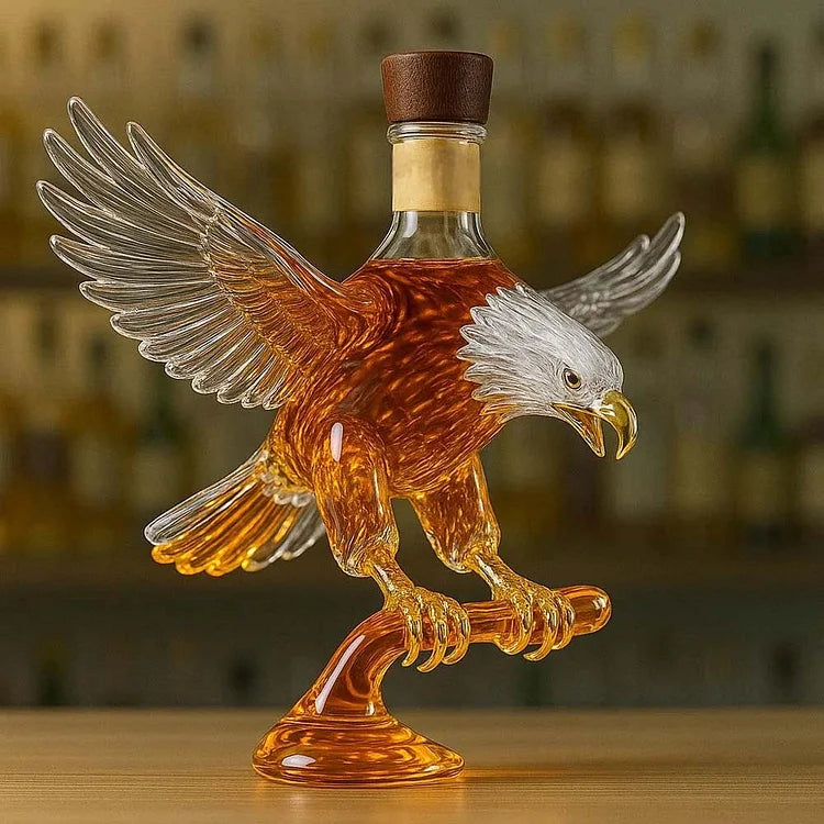 Whisky-Dekanter | Weißkopfseeadler im Flug