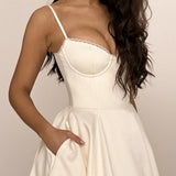 Britta | Luxus-Midikleid