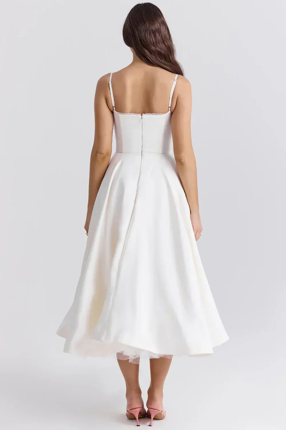 Britta | Luxus-Midikleid