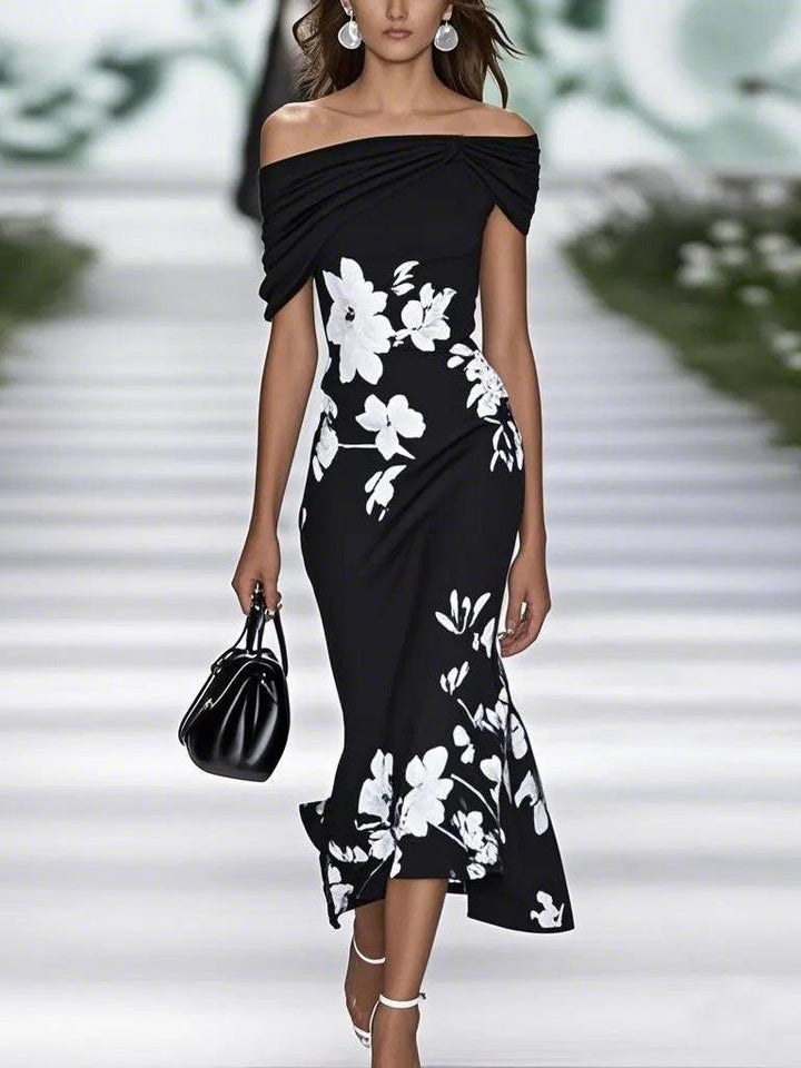 Emily | Elegantes Kleid mit floralem Muster
