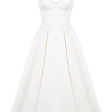Britta | Luxus-Midikleid