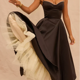 Britta | Luxus-Midikleid