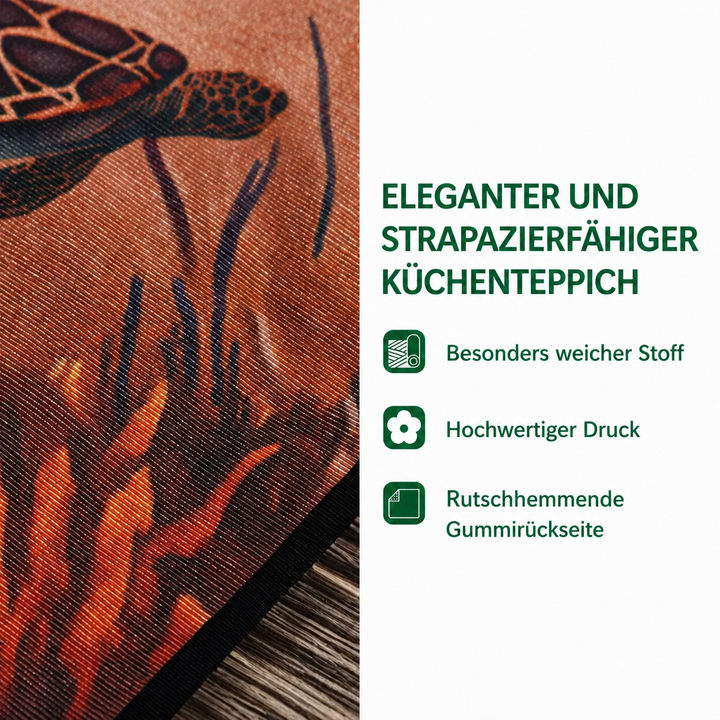 Rutschfester Küchenteppich – Pfotenabdrücken NCU0NT11388