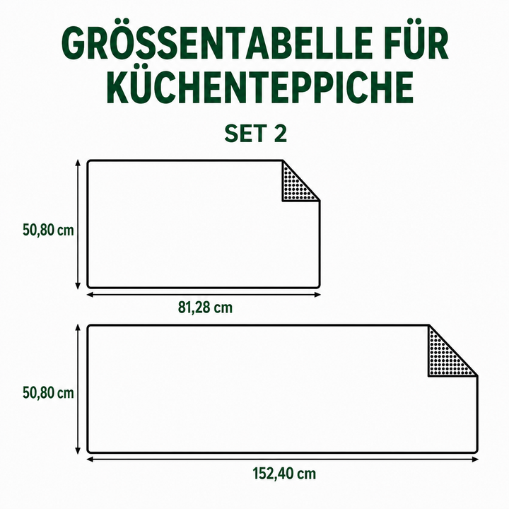 Rutschfester Küchenteppich – Fröhlicher für den Winter Schnee NCU0NT10925