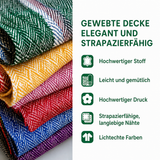 Gewebte Decke – Kaktus-Gemütlich NCU0VH3425