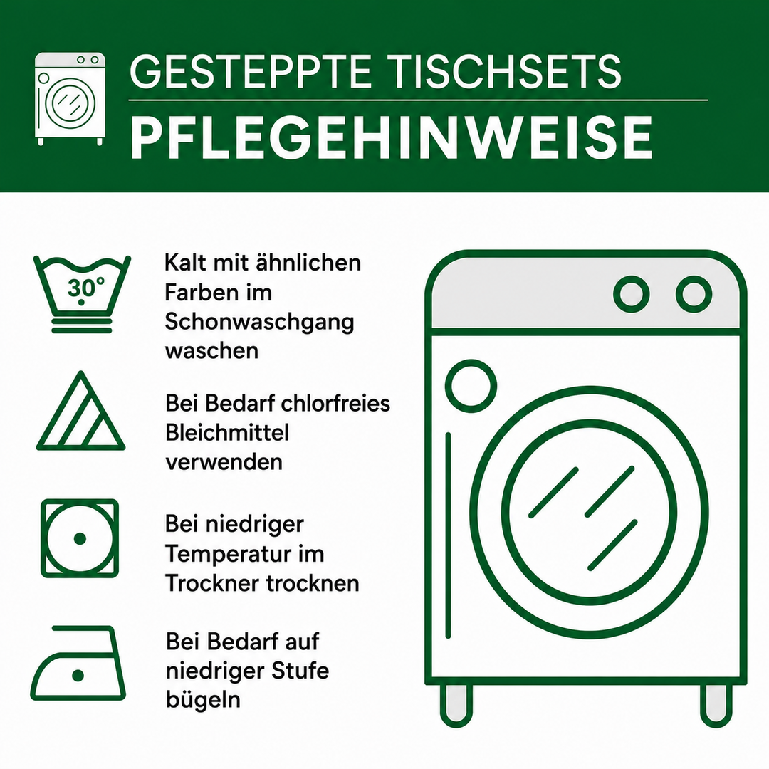 Gesteppte Tischsets – Sonnenblumen Sunburst NCU0TL075