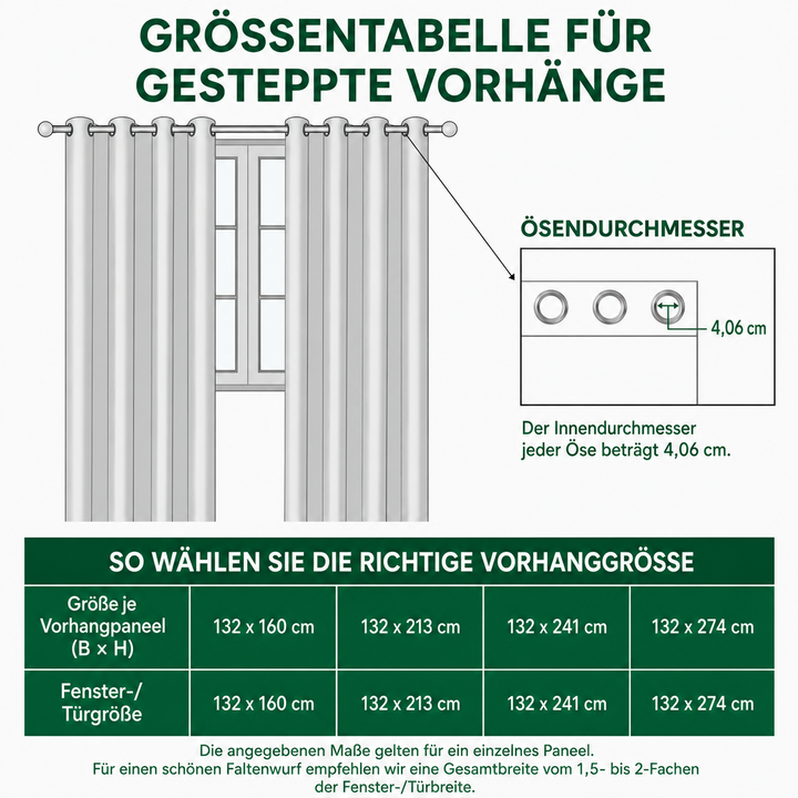 Gesteppte Vorhänge – Rustic Peak NCU0NT11279