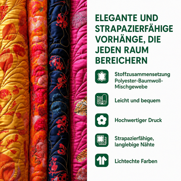 Gesteppte Vorhänge – Warm Echo NCU0DK11751