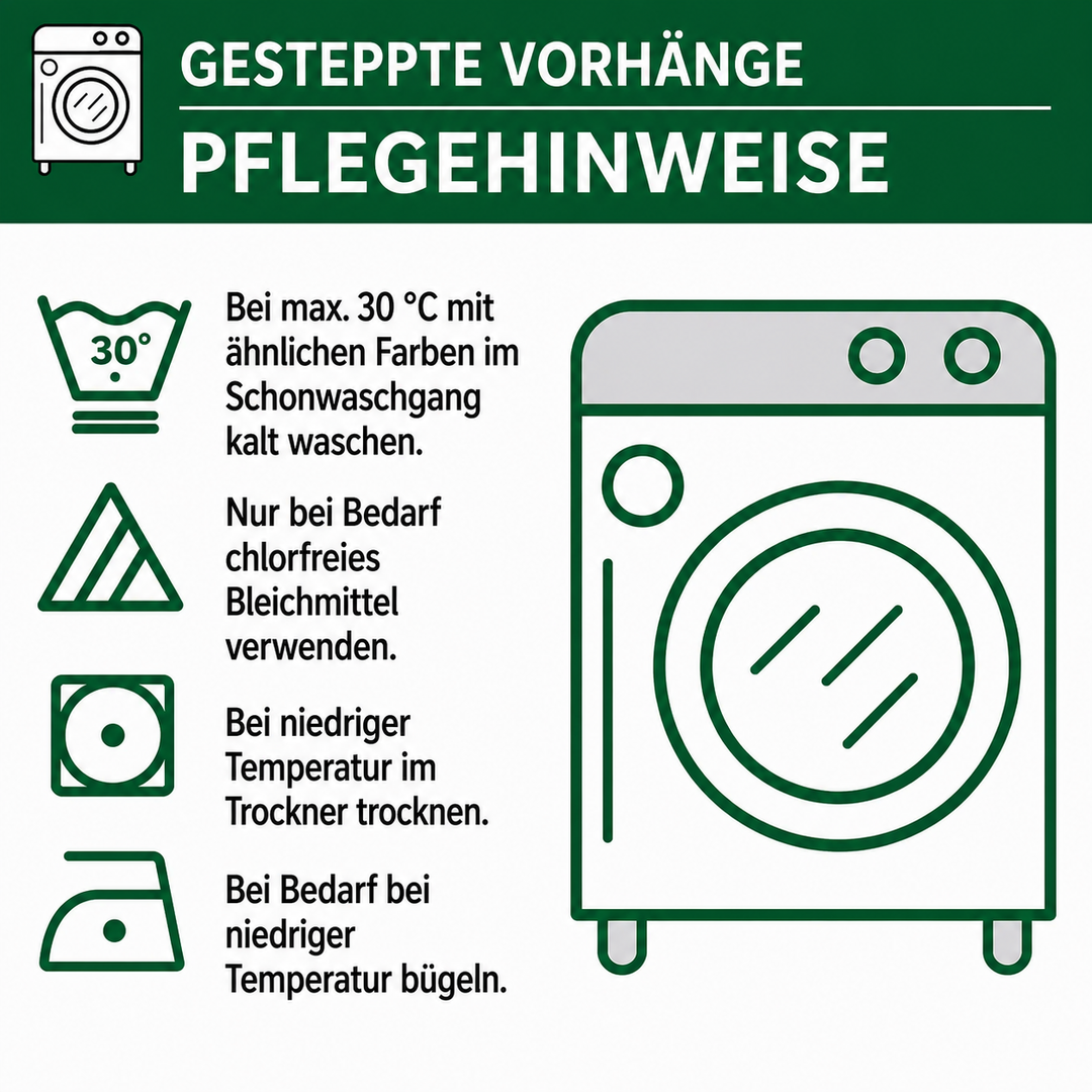 Gesteppte Vorhänge – Gefleckter Lebensbaum NCU0HH1064