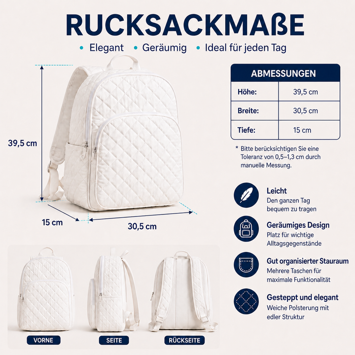 Hippie-Stepprucksack mit Friedenssymbol