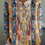 Anna-Ida | Künstlerische Printbluse