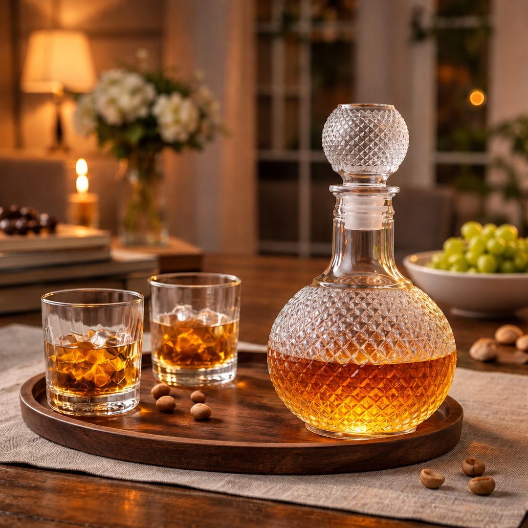 Whisky-Dekanter | Diamantschliff