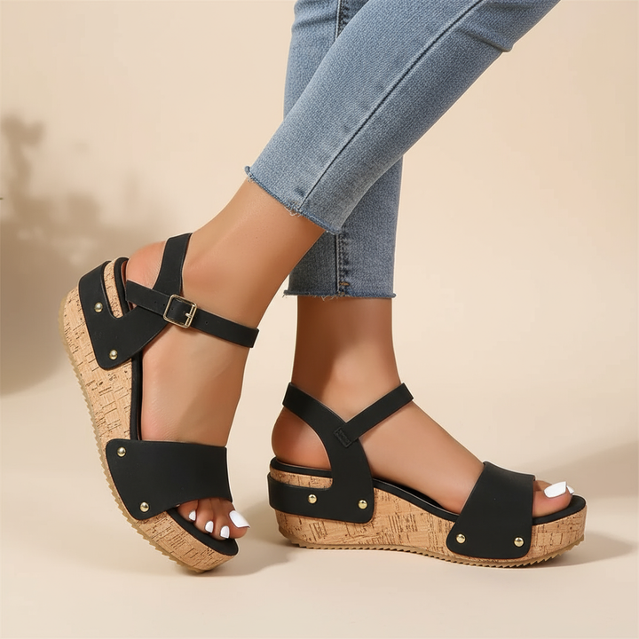 Eva-Rieke | Stilvolle Keilsandalen