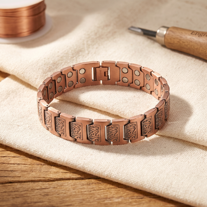 Herren-Gliederarmband Relief
