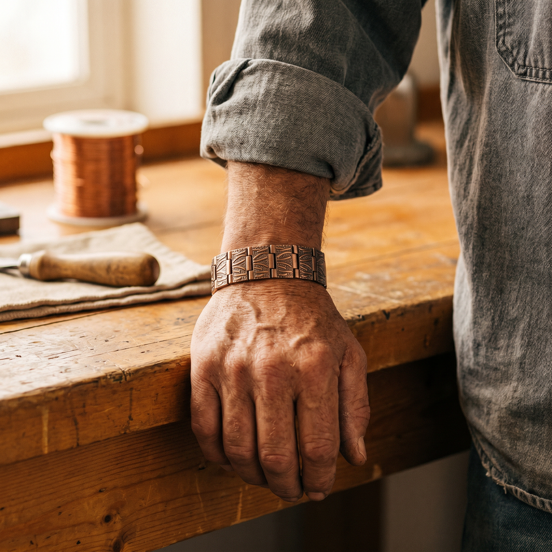 Herren-Gliederarmband Struktur