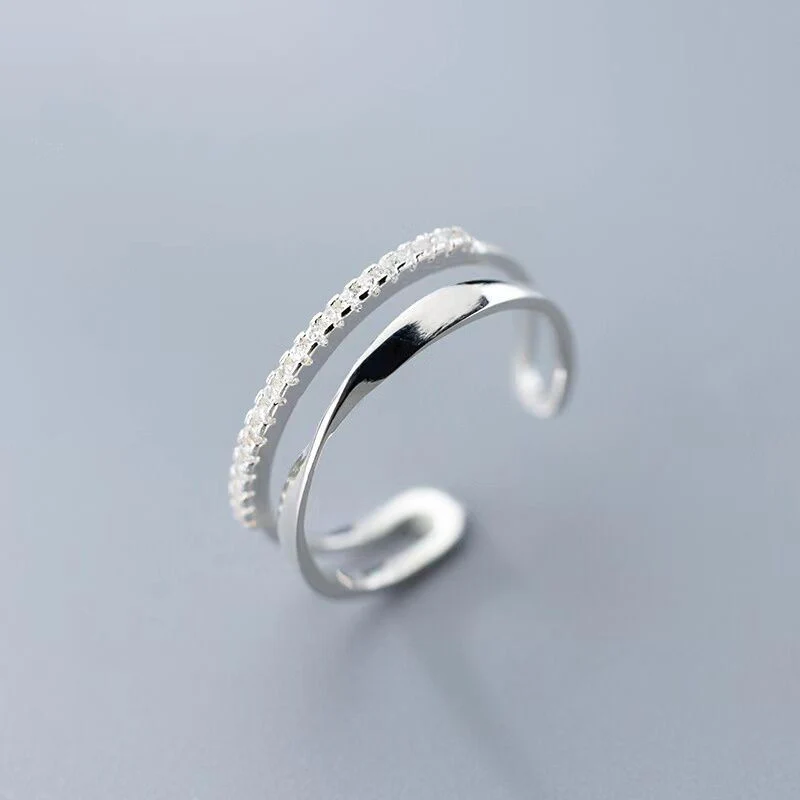Silberring mit Zirkonia