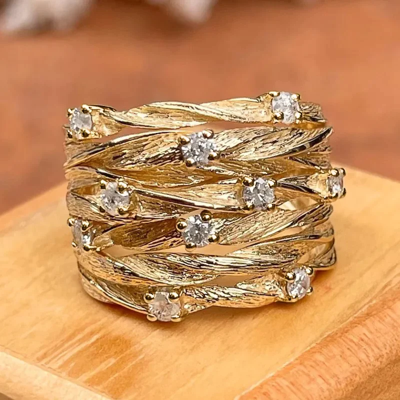 Goldener Wickelring