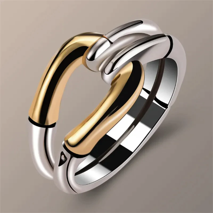 Knotenring in Bicolor