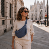 Frieda | Schultertasche in Blau