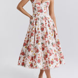 Britta | Luxus-Midikleid