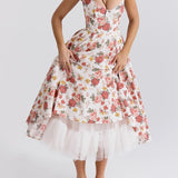 Britta | Luxus-Midikleid