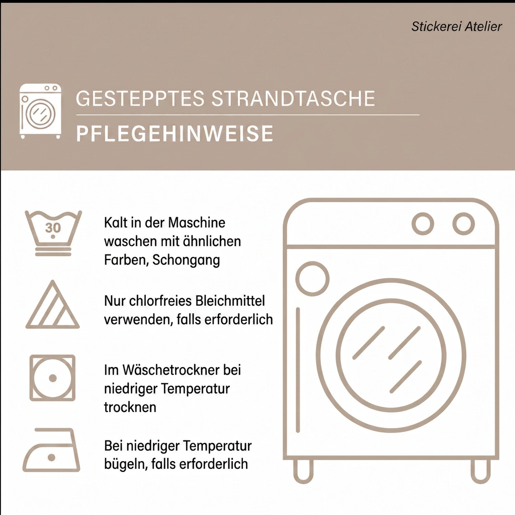 Handgemachte Strandtasche | Nautischer Anker
