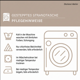 Handgefertigte Strandtasche | Elegante Ballerina