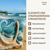 Handgemachte Strandtasche | Meereslebewesen