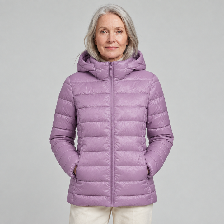 Turid | Damen Leichte Daunenjacke in Lila