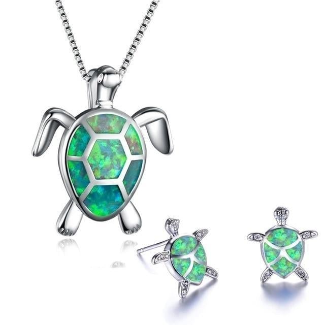Schildkröten-Schmuckset